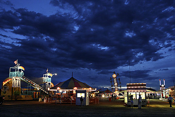 Traveling carnival which frequents Taos, New Mexico a few times a year.