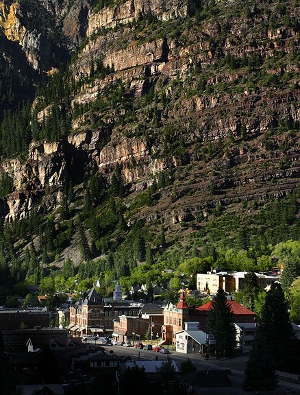 The historic town of Ouray, Colorado