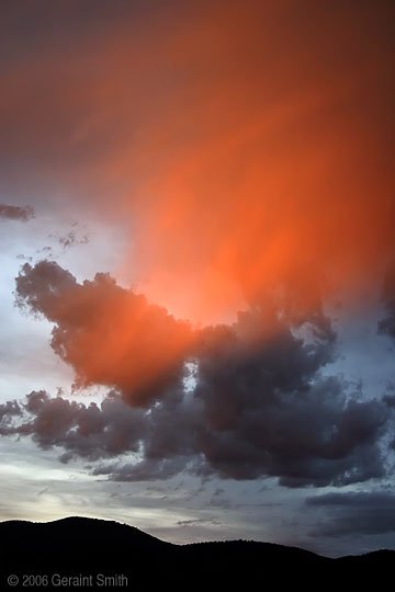 Red Cloud over Taos, New Mexico