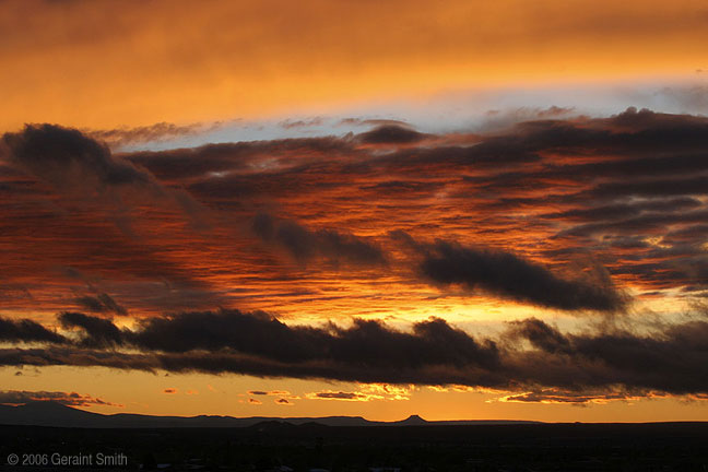 Last nights sunset over Taos valley