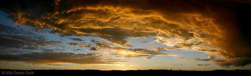 Sunset from Highway 64 near Tres Piedras, New Mexico