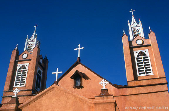 San Felipe de Neri Church on the plaza in Albuquerque Old Town