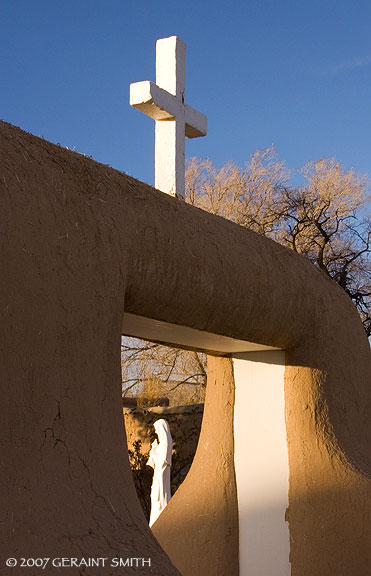 The entry wat at the Church of San Francisco de Asis Ranchos de Taos, NM 