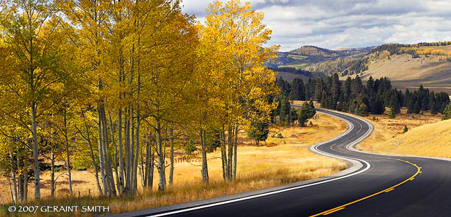 Highway 64 at Hopewell Lake between Tres Piedras and Chama, New Mexico