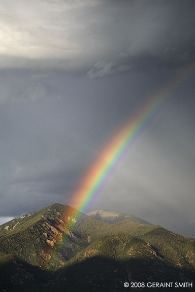 Taos Mountain rainbow