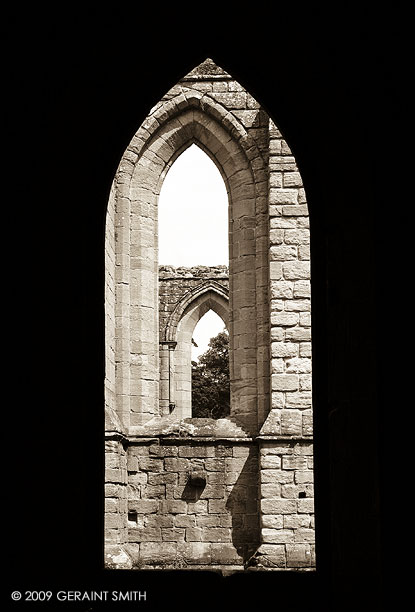 Windows at Fountains Abbey, Yorkshire, England
