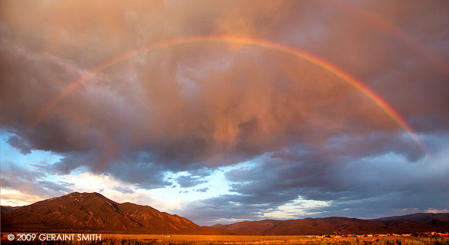 Mountain rainbow ... one more rainbow from the summer of rainbows in Taos, NM