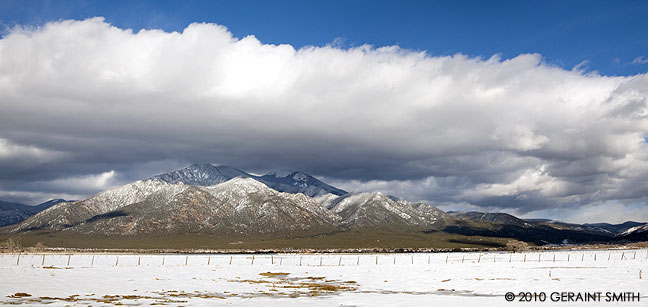 Taos Mountain clouds
