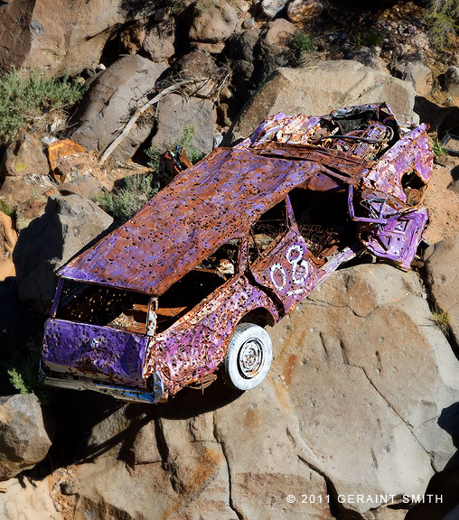 On the rocks in Taos, NM