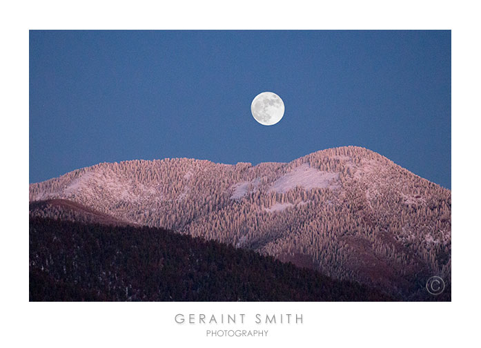 Moonrise over San Cristobal, New Mexico