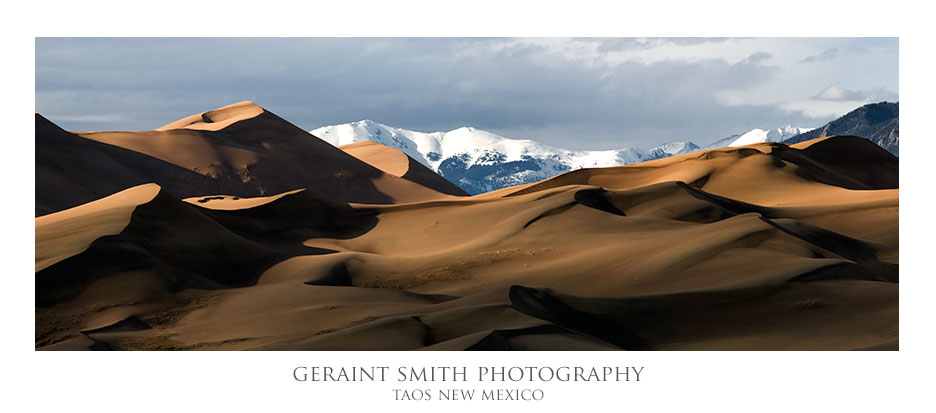 The Great Sand Dunes and the Sangre de Cristo mountains in southern Colorado