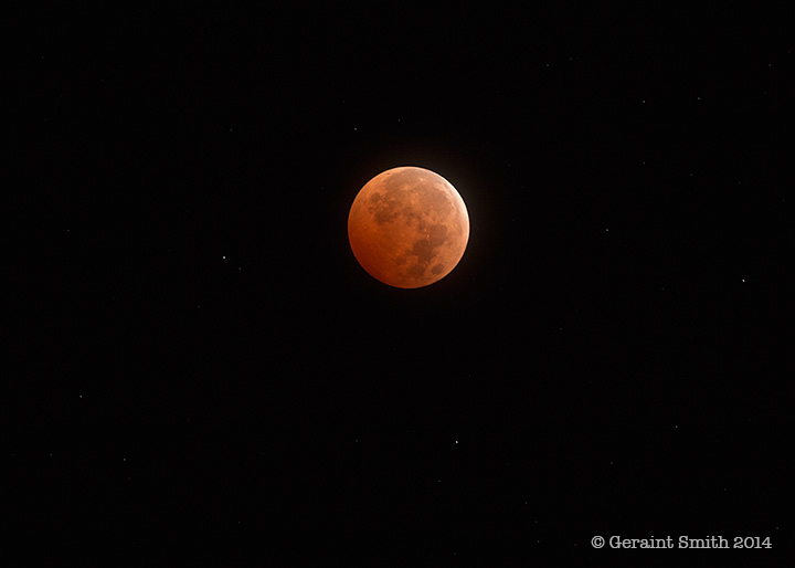 This morning's Luna eclipse from San Cristobal, NM