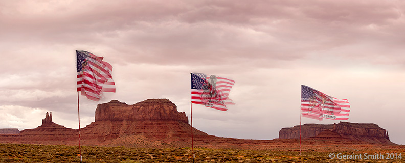 Flags, Monument Valley Navajo Tribal Park