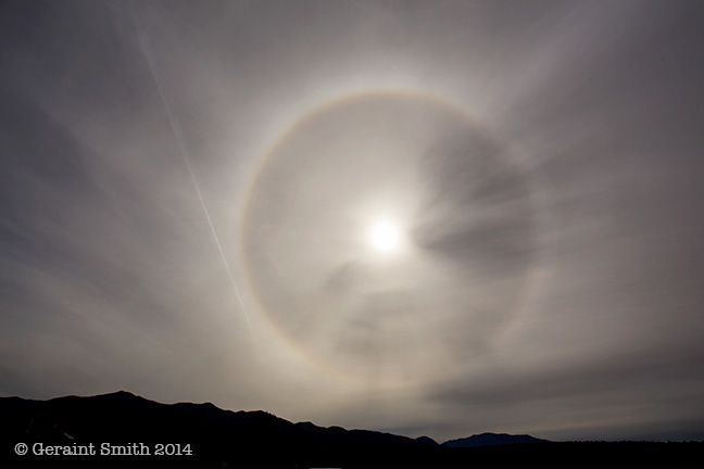 Solar Halo over San Cristobal, NM sun halo