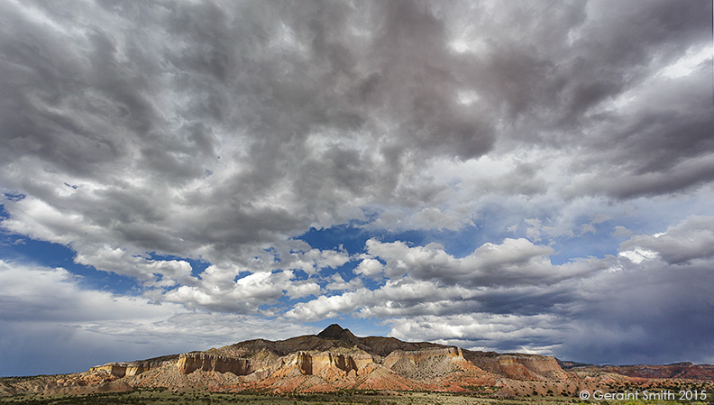 Big sky over Ghost Ranch, NM ... "Oh look, I can see Georgia's house"