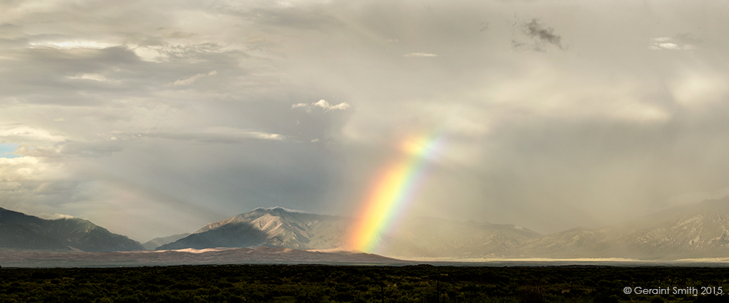 A summer of rainbows ... this one on a three day photo tour at the Great Sand Dunes National Park, Colorado