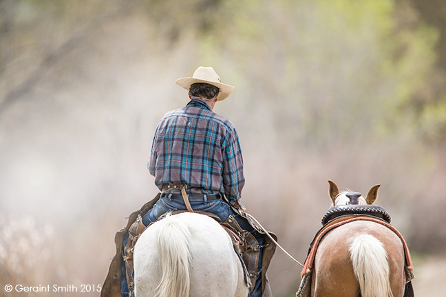 Morning ride in Ranchos de Taos, NM Garreto Rivas cowboy