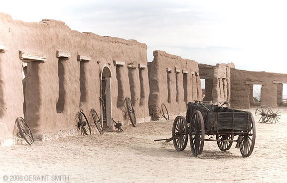 The Mechanic's Corral at Fort Union on the Santa Fe Trail, New Mexico