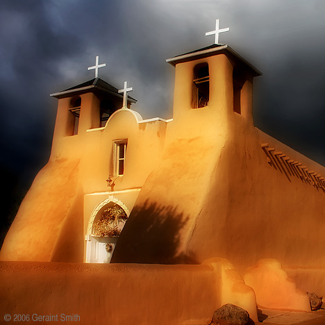 The church of San Francisco de Asis in Ranchos de Taos, NM
