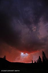 2007 August 25, La Junta Canyon sky near Tres Ritos, Northern New Mexico