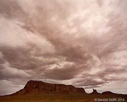 2014 August 26  Clouds over Monument Valley Navajo Tribal Park,  on the Arizona/Utah border