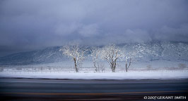2007 December 26, Driving through El Prado, Taos