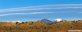 2014 December 26: Taos Mountain and the Rio Grande Gorge with lenticular clouds