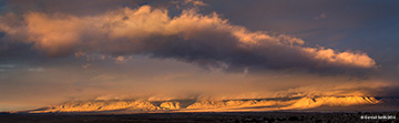 2014 December 16: The Taos mountains and valley as the storm begins clearing and the sun breaks out of it's hiding place