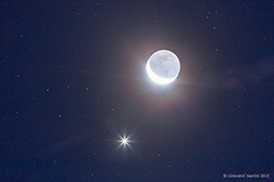 2015 December 08: Crescent Moon and Venus with Lunar Occultation