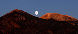 This months moon rise over Taos mountain, Taos NM