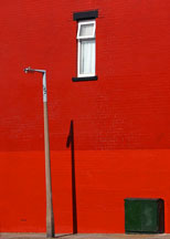 A very bright wall in Leeds, North Yorkshire, England