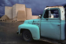 Classic truck in Ranchos de Taos, New Mexico