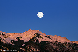 2008 January 22, Last night's moonrise over Vallecito Mountain