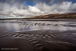 2015 July 22: Morning in Medano Creek in the Great Sand Dunes National Park, Colorado