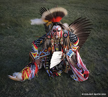 2016 July 14: Taos Pueblo Powwow, "Chief" from Saskatchewan