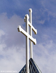 2012 June 26, Driving by the church at Santa Cruz, NM