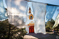 2013 May 15, Prayer flags at the "Harps of Lorien" in El Rito, NM
