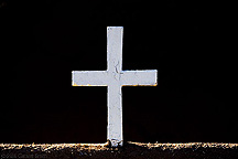 2006 May 17 The cross on the portal at St Francis church, Ranchos de Taos