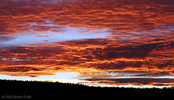November 2006 The sky over the High Road to Taos this week