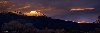 2010 November 26, A little light on Taos Mountain