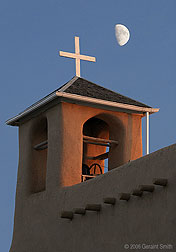 The St Francis Church and La Luna Ranchos de Taos, New Mexico