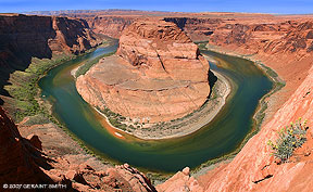 2007 October 21, Horse Shoe Bend on the Colorado River