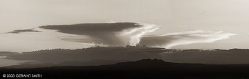 2008 September 29, Thunderheads across the mesa from Taos