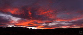 2012 September 15, Morning sky over the Sangre de Cristo mountains