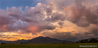 2015 September 14: There's often a flourish at last light over Taos Mountain