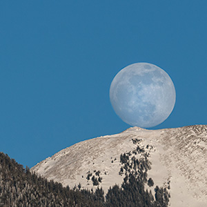 Pueblo Peak, Taos Mountain Moonrise