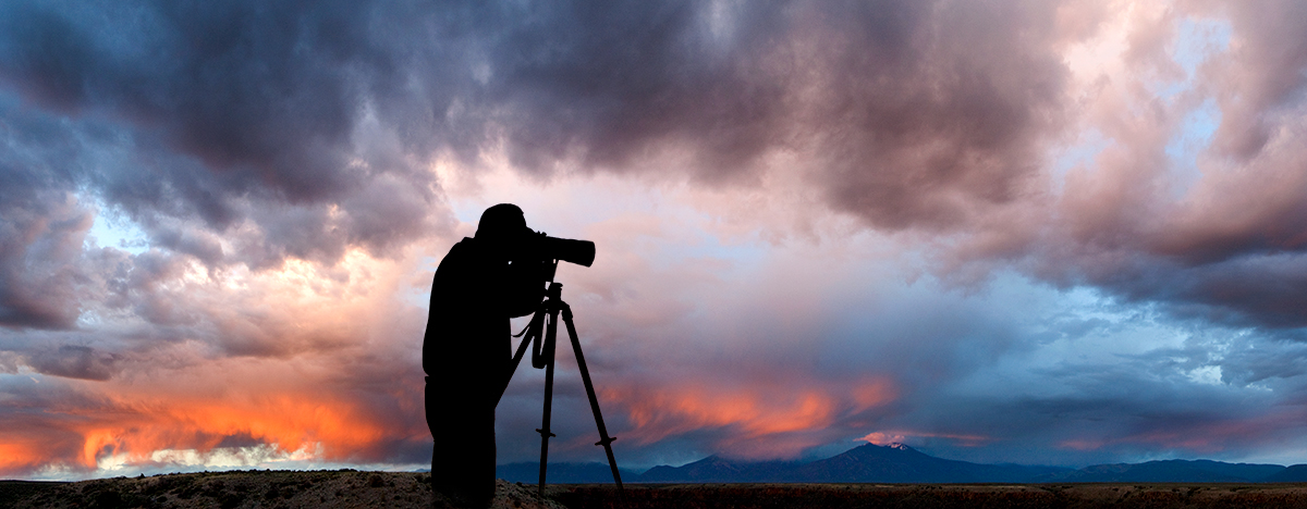 Photographing the Taos Mountains sunset
