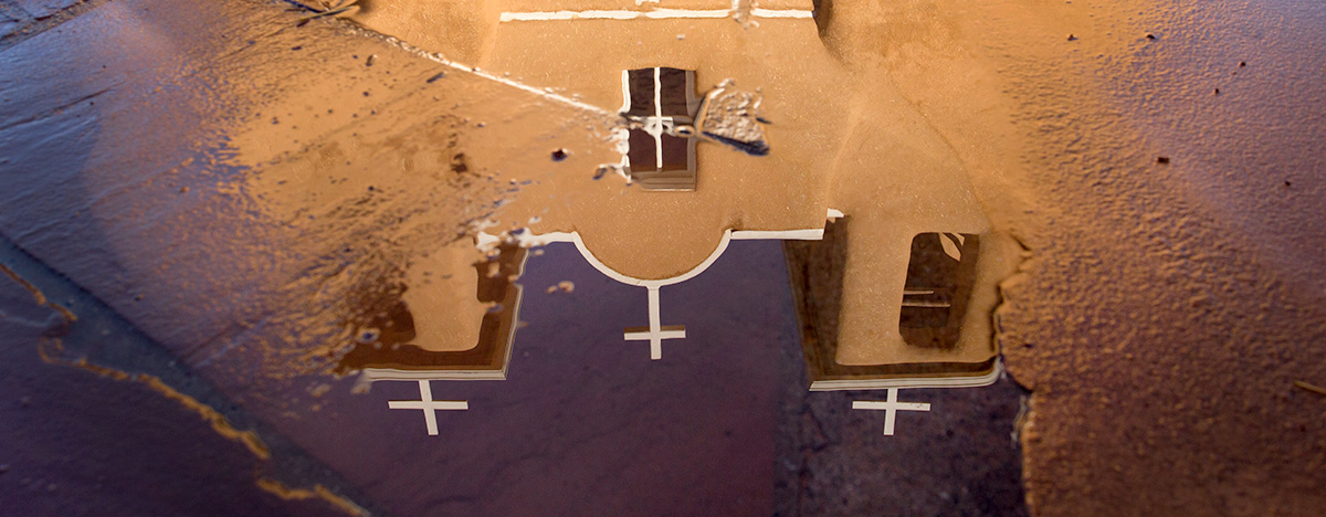 St Francis church Ranchos de Taos