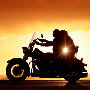 Photo of the Day image archive Photo Archive, Bikers, sunset ride, Taos New Mexico