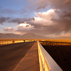 Photo of the Day image archive Photo Archive, Rio Grande Gorge Bridge and Taos Mountain